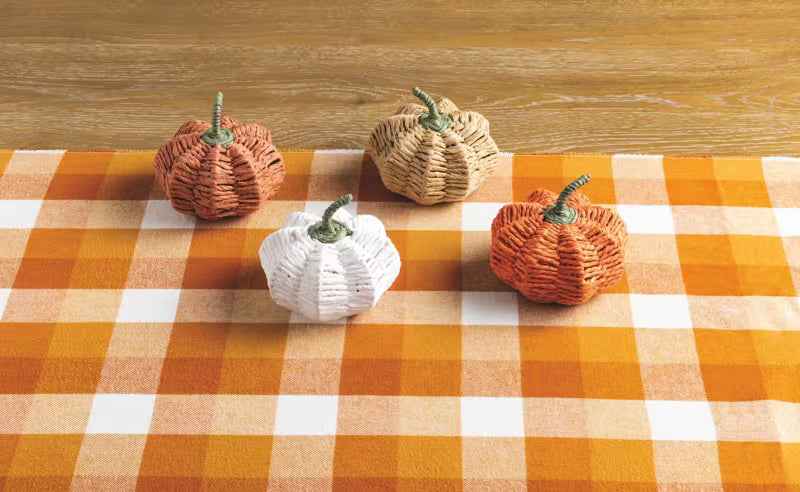 Mud Pie Woven Pumpkin
