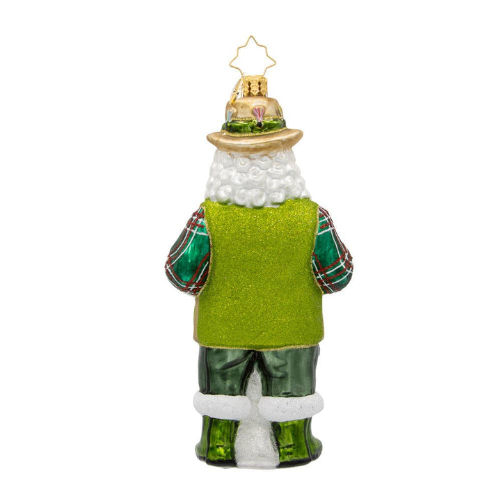 Holiday Glass Ornament – Fly Fisher Claus