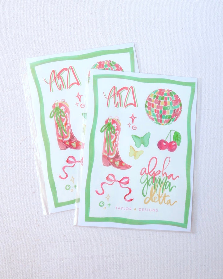 Greek Sticker Sheet