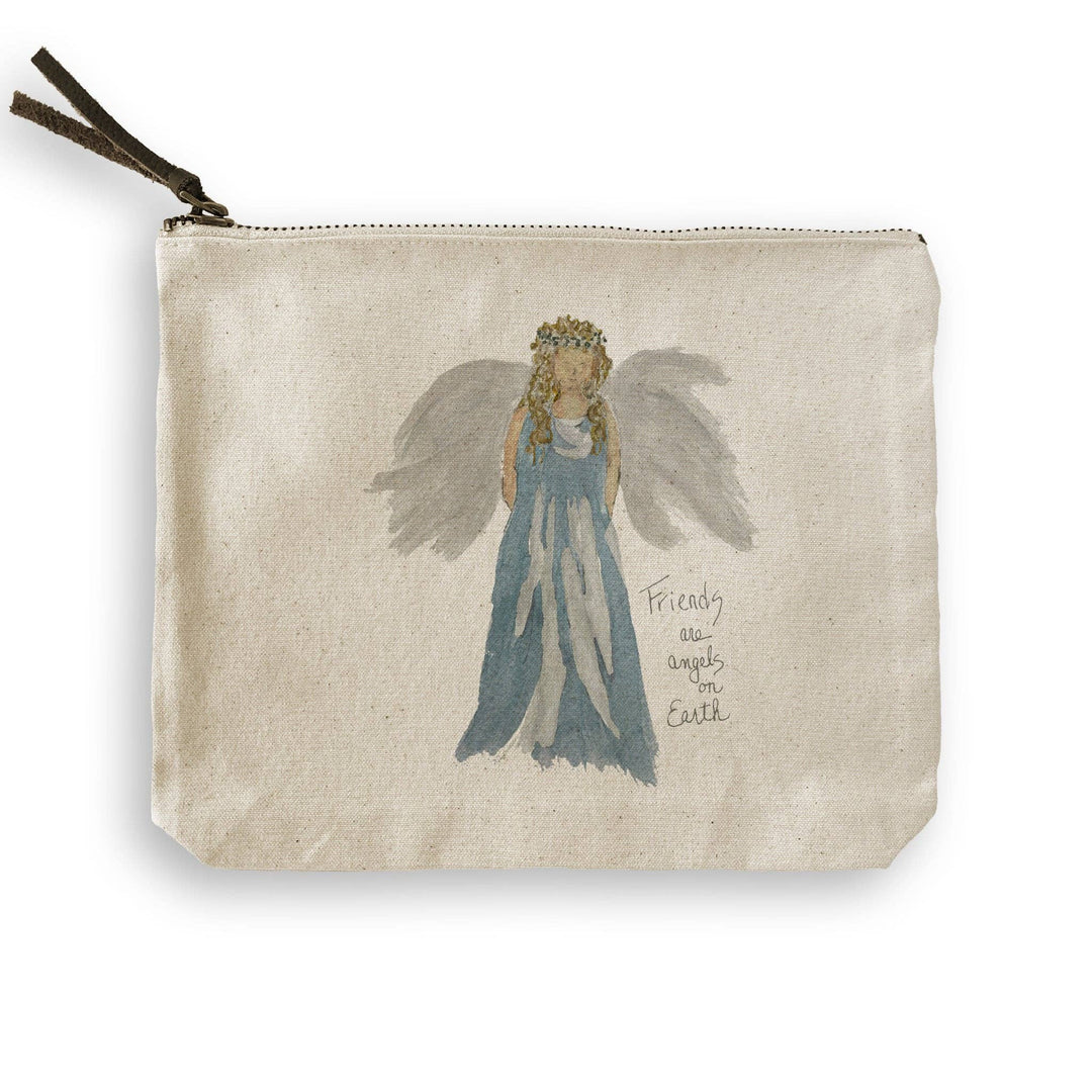 Blue Dress Angel Kitchen Towel