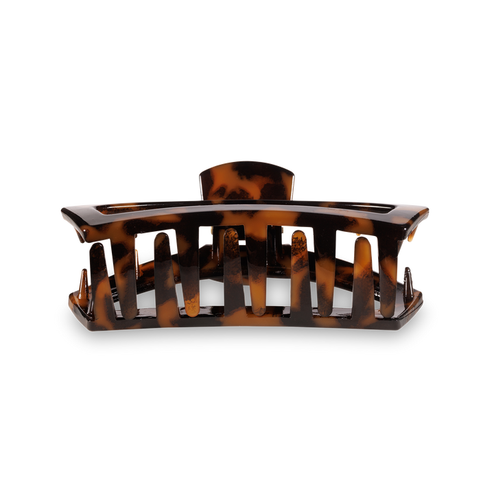 TELETIES - Open Hair Clip | Medium | Tortoise
