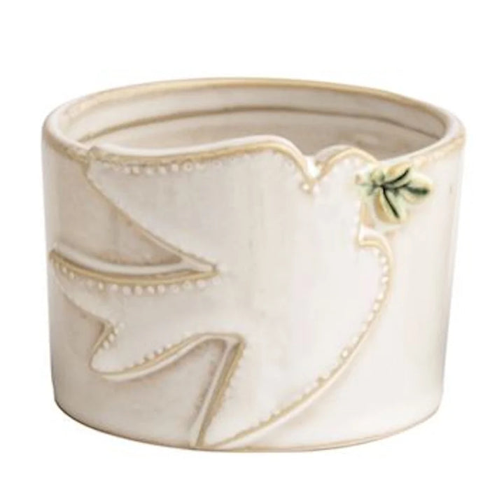 White Christmas Tidbit Dishes