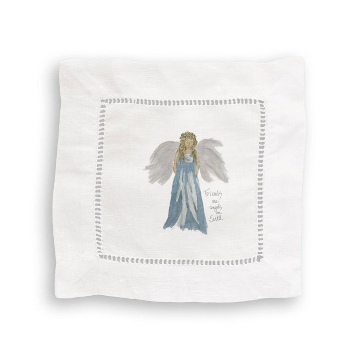 Blue Dress Angel Kitchen Towel