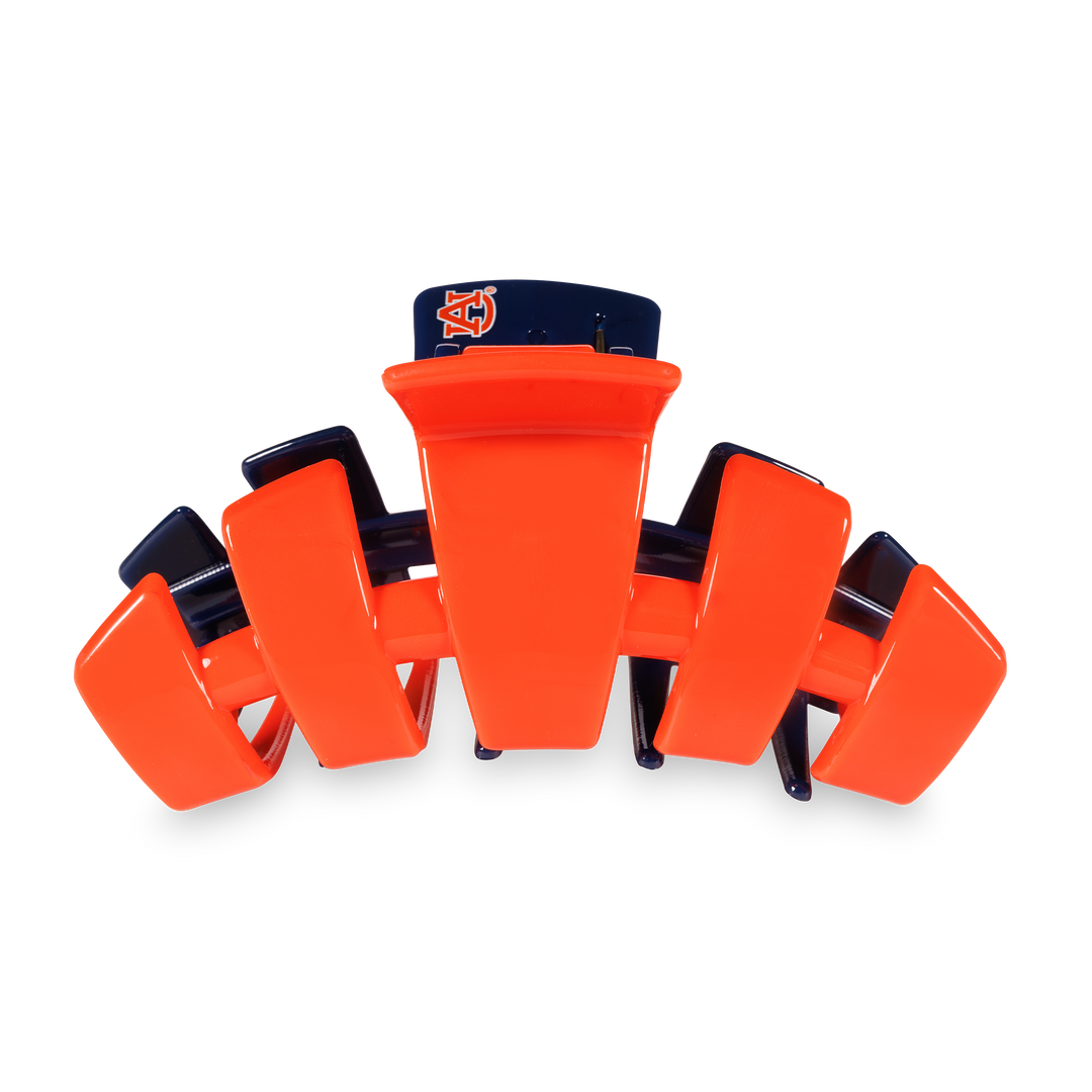 TELETIES - Classic College Hair Clip | Large | Auburn Univ.