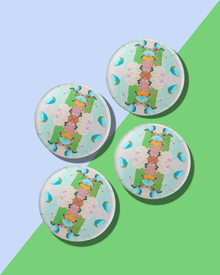 Monets Garden Green Coaster | Laura Park Designs x Tart