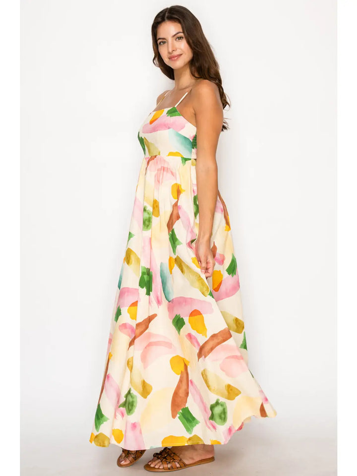 Nympha Bloom Maxi Dress