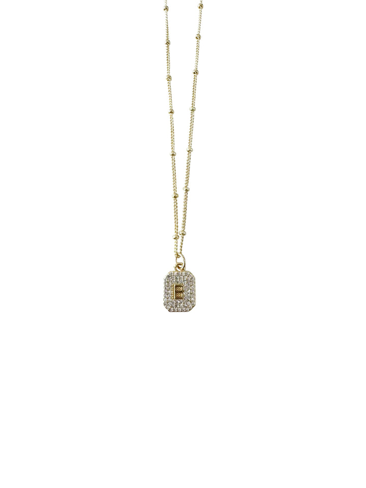 Gemelli Elliot Initial Necklace