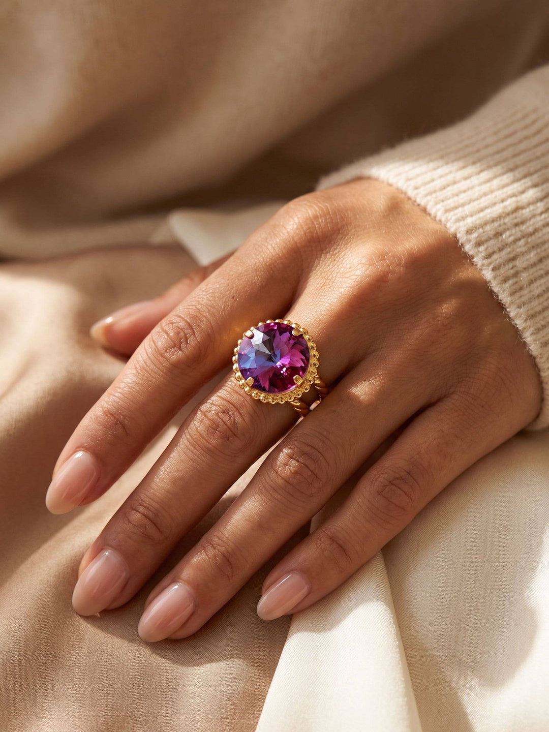 Noor Cocktail Ring - RFZ44BGHEL