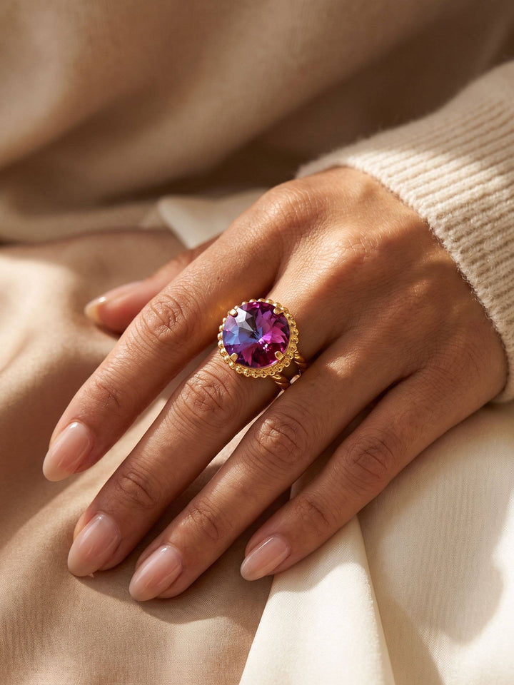 Noor Cocktail Ring - RFZ44BGHEL