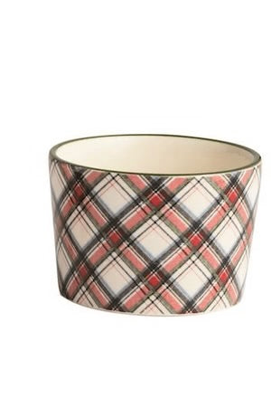 Tartan Christmas Tidbit Dishes