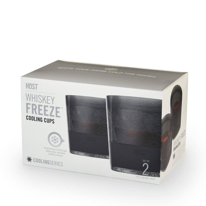 Whiskey FREEZE™ Insulated Cooling Cups in Smoke Set of 2