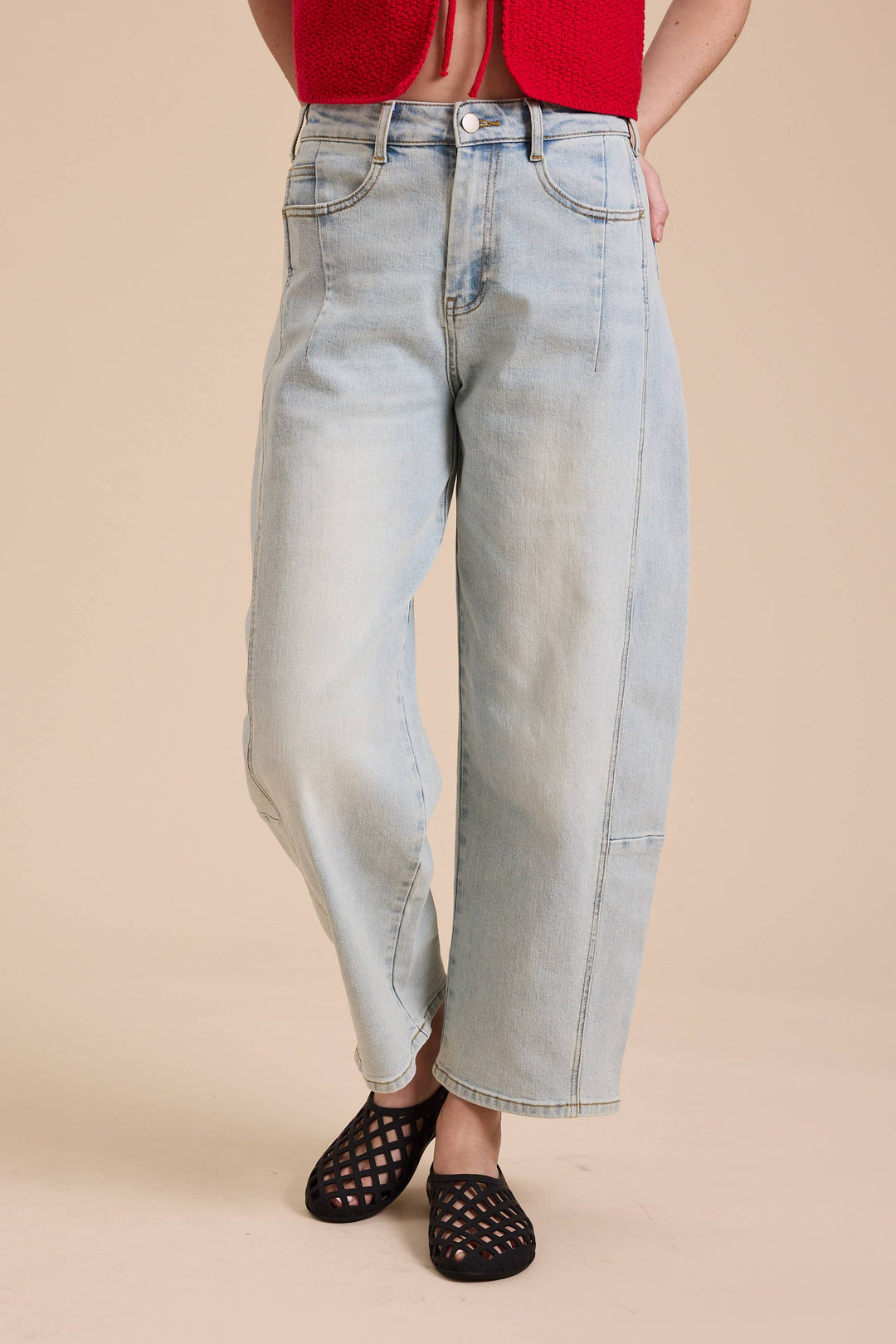 Loose Fit Denim Pants