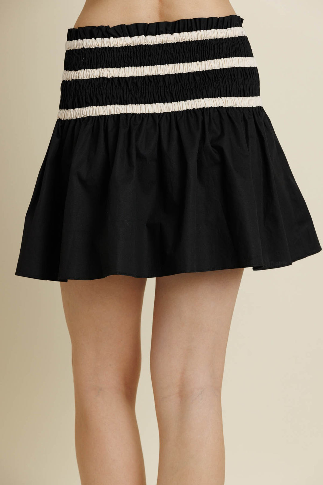 Contrast Binding Mini Skirt