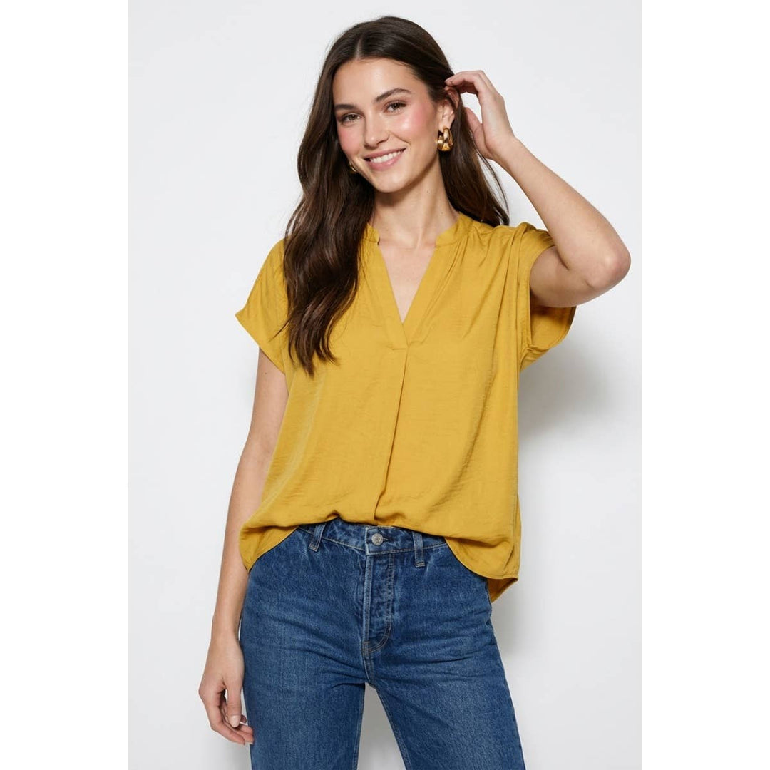 Drop Shoulder Regular Blouse