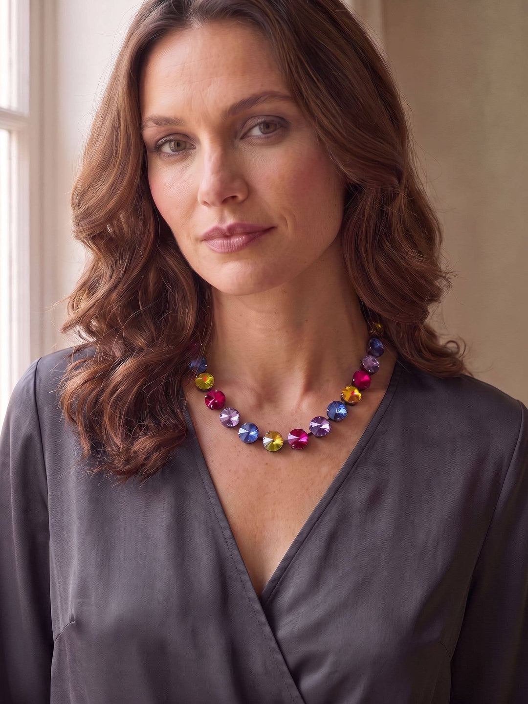 Nadine Tennis Necklace - NFU3GMNNI