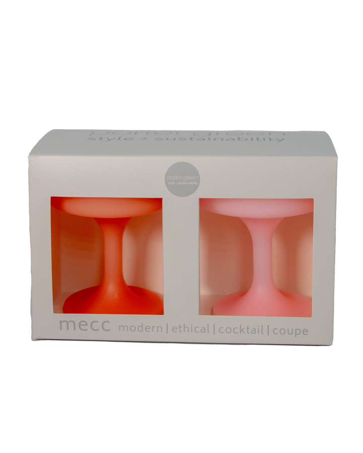 Peach + Petal | Mecc | Silicone Unbreakable Cocktail Glasses