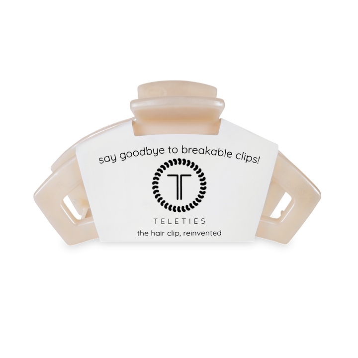 TELETIES - Open Hair Clip | Medium | Soft Surf
