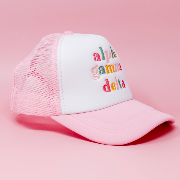 Greek Sorority Embroidered Trucker Hats