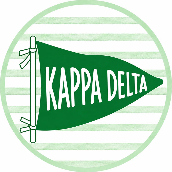 Sorority Pennant Button