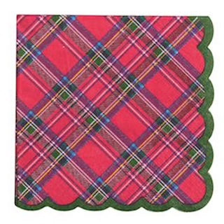 Classic Christmas Cocktail Napkin Sets