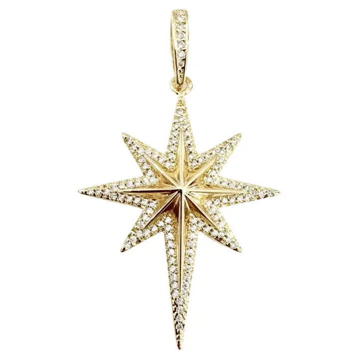 Elongated Gold Scarf Charm