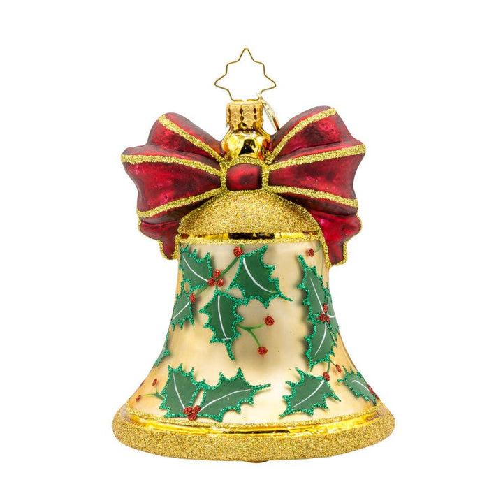 Holiday Glass Ornament – Bell Bliss