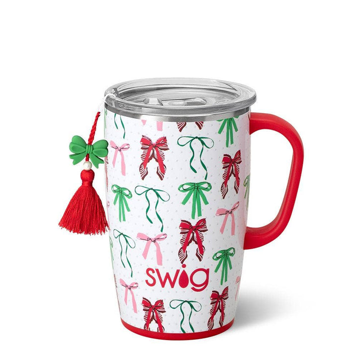 Ribbons and Bows Travel Mug (18oz)