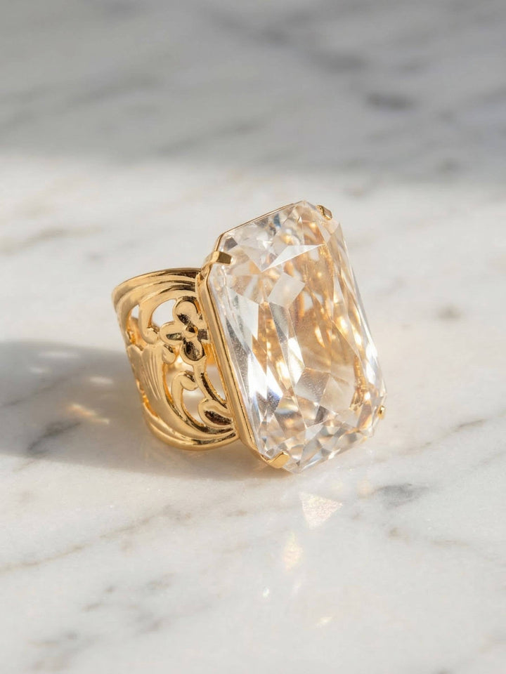 Sorrelli Viretta Adjustable Cocktail Ring