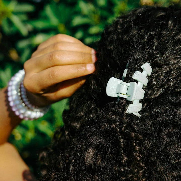 TELETIES - Classic Hair Clip | Small | Dew Drop