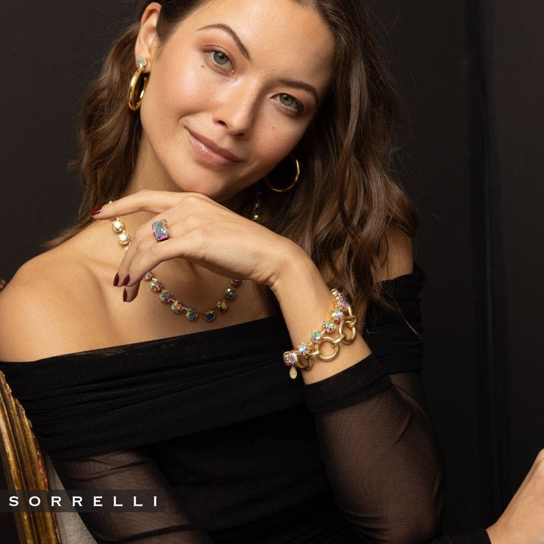 Sorrelli Keeley Studded Hoop Earrings
