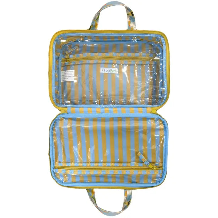 English Garden Blue Travel Case