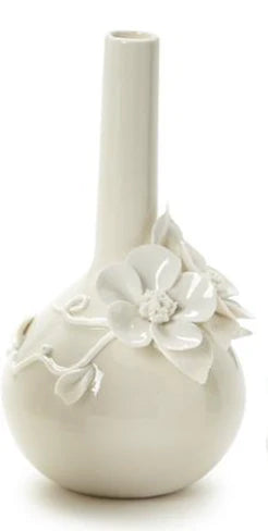 Mini Vases with 3-D Sculpted Flowers