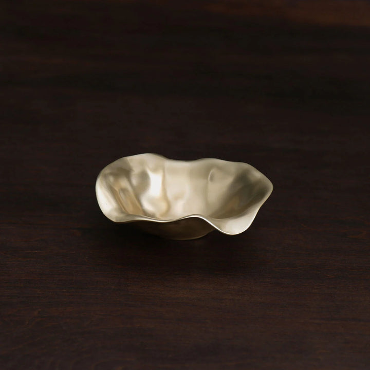 Beatriz Ball SIERRA MODERN Maia Small Oval Bowl (Gold) 7682