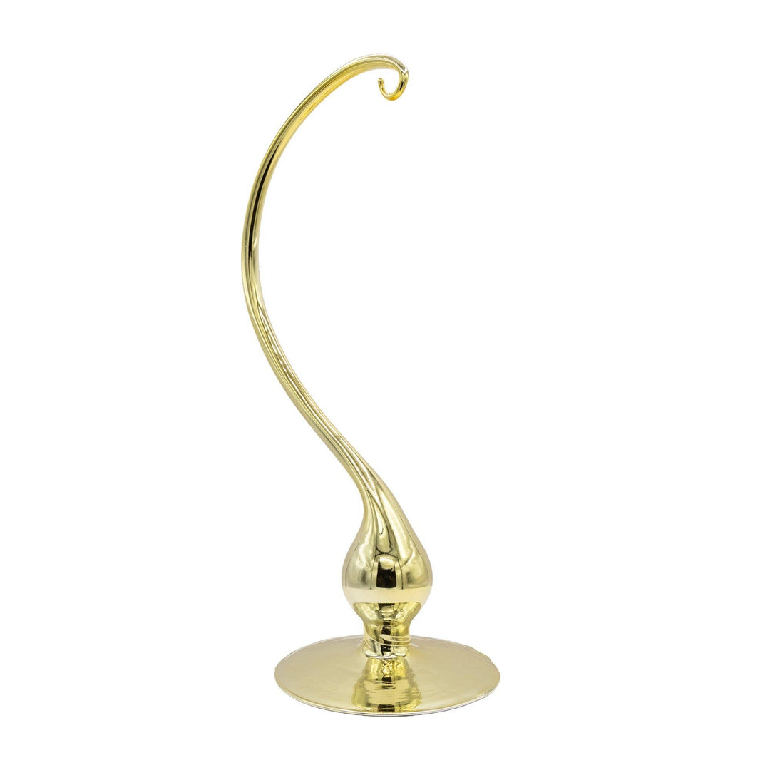 Holiday Glass Ornament – Large Glass Ornament Stand - Gold