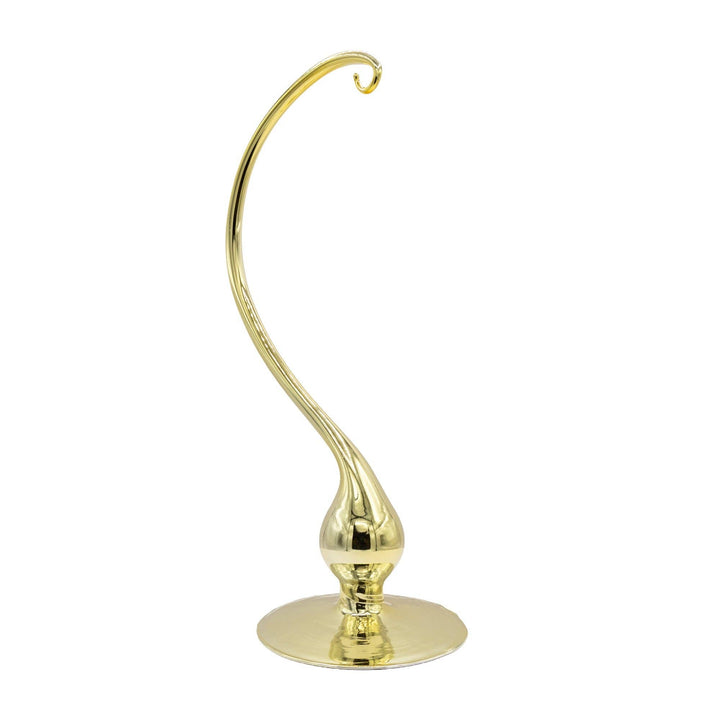 Holiday Glass Ornament – Large Glass Ornament Stand - Gold