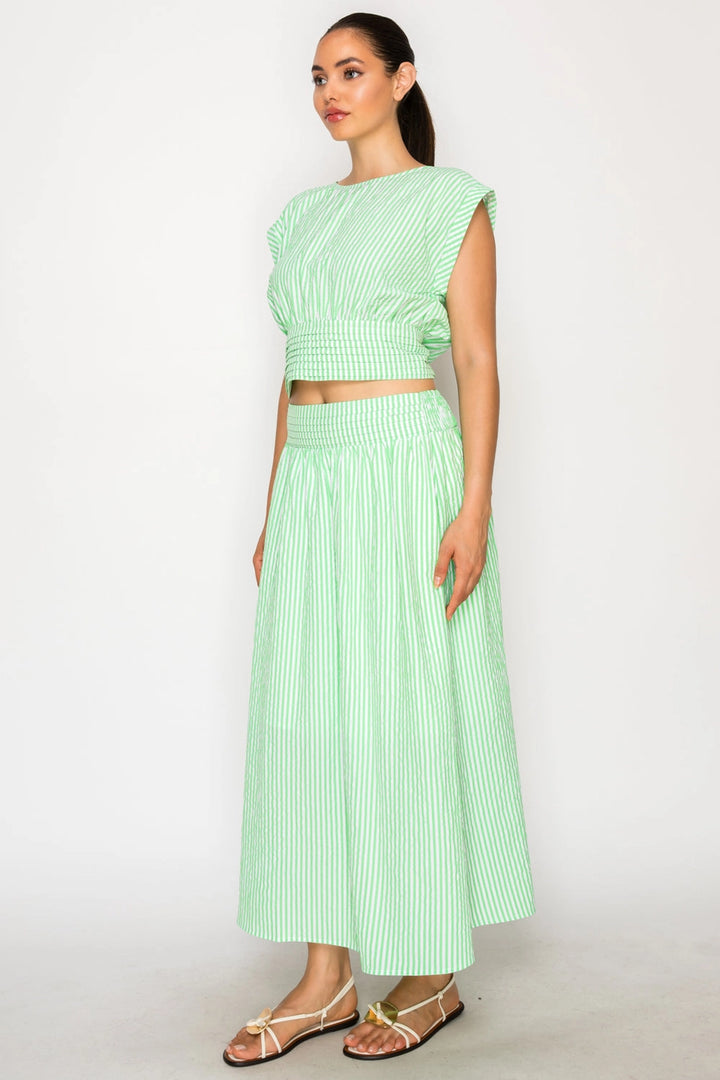 Verde Stripe Set
