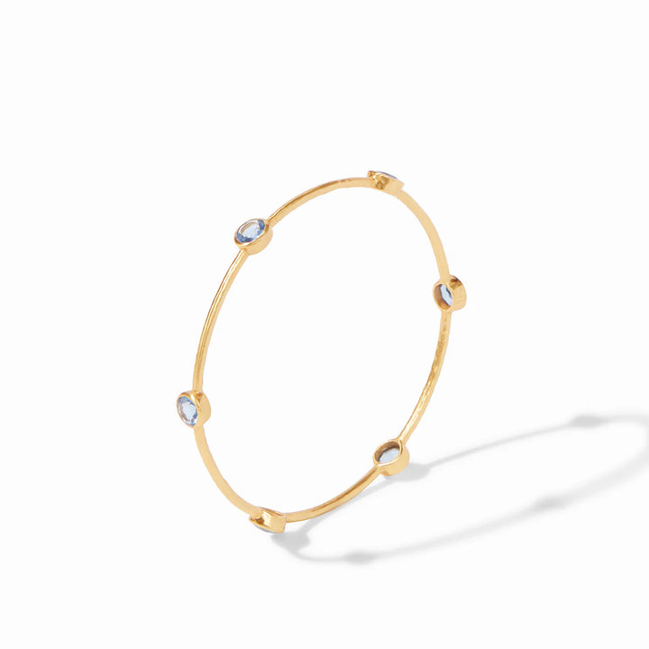 Julie Vos Milano Bangle Clear Crystal