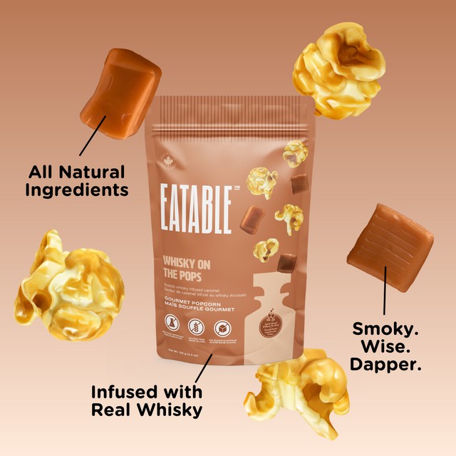 Whisky On the Pops - Gourmet Caramel Popcorn