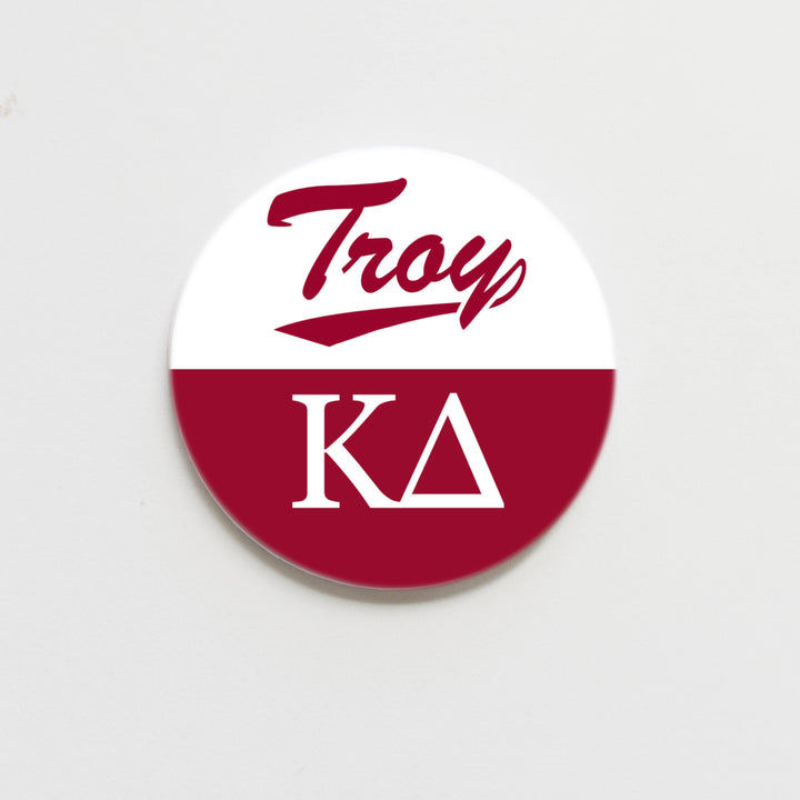 Good Vibez Collegiate - Troy University Kappa Delta Game Day Button