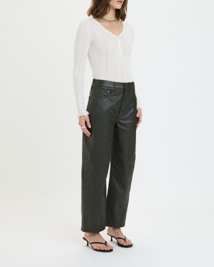 WESTWARD HIGH RISE SEAMED BARREL