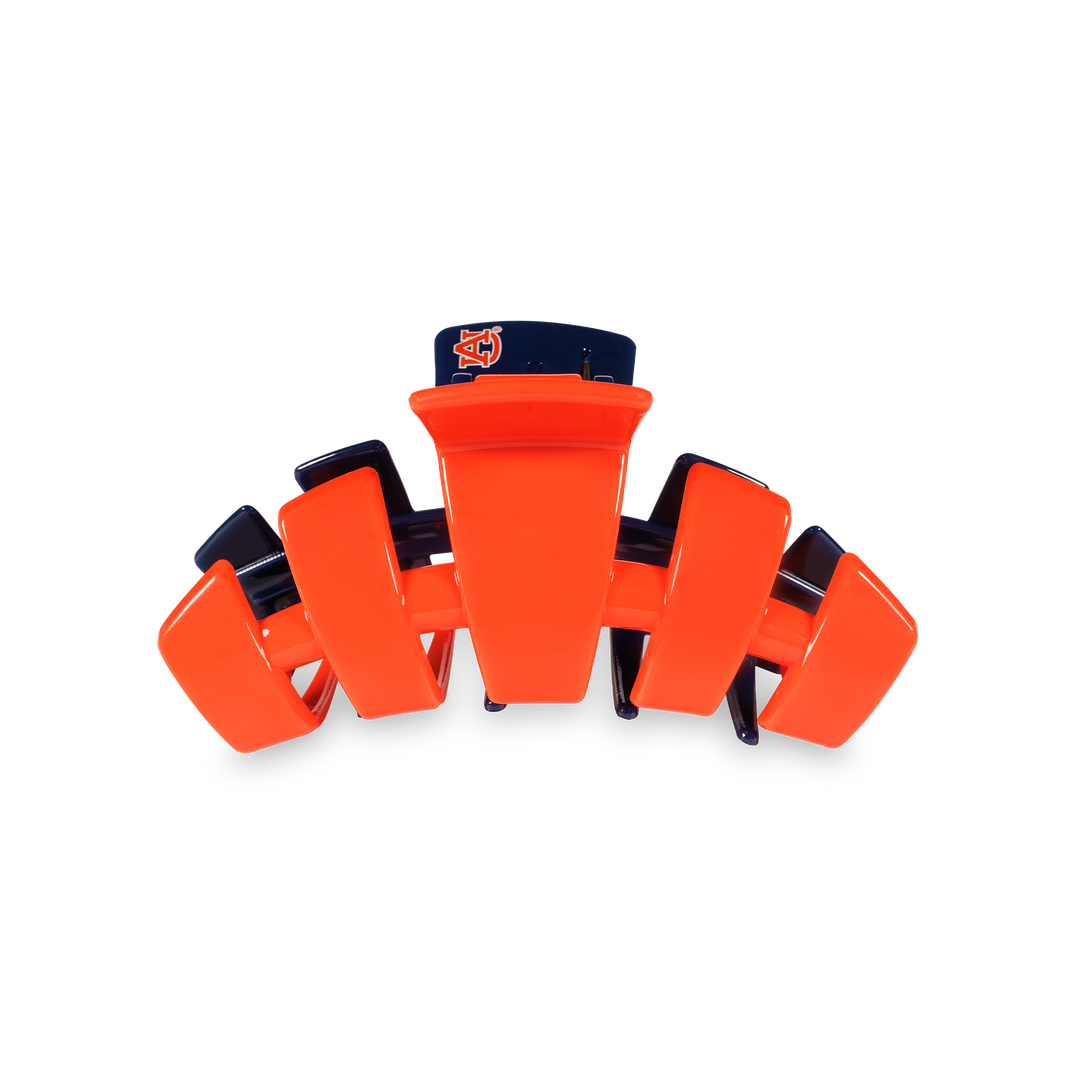 TELETIES - Classic College Hair Clip | Medium | Auburn Univ.