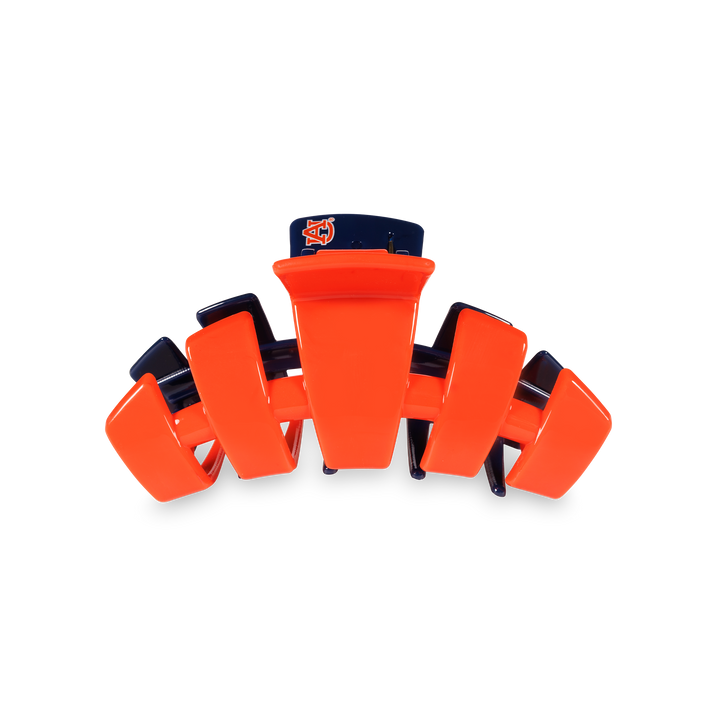 TELETIES - Classic College Hair Clip | Medium | Auburn Univ.