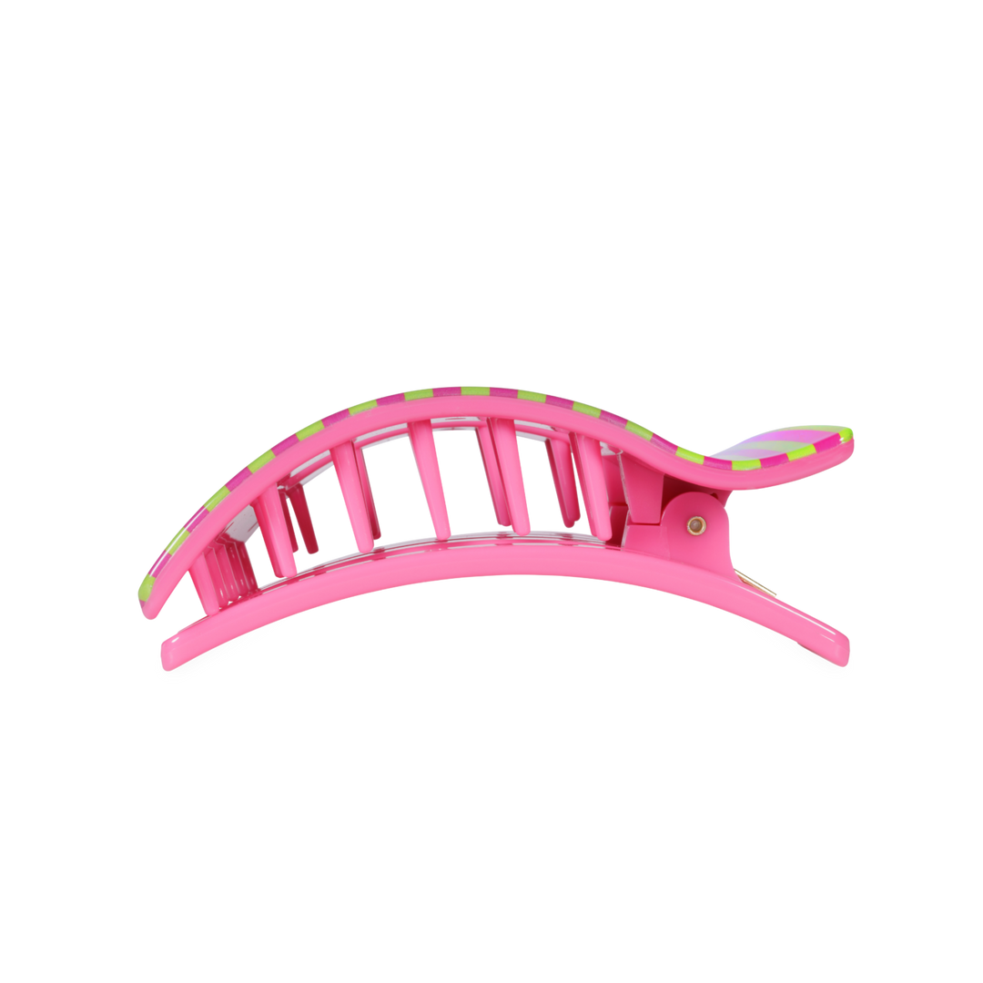 TELETIES - Summer Crush | Large | Flat Rectangle Hair Clip