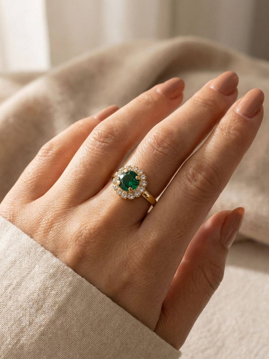 Sorrelli Haute Halo Cocktail Ring