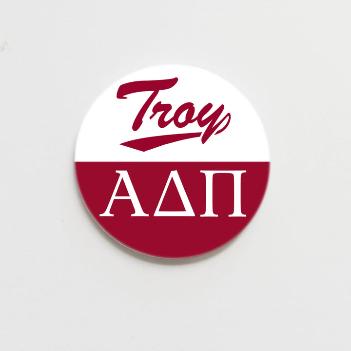 Good Vibez Collegiate - Troy University Alpha Delta Pi Game Day Button