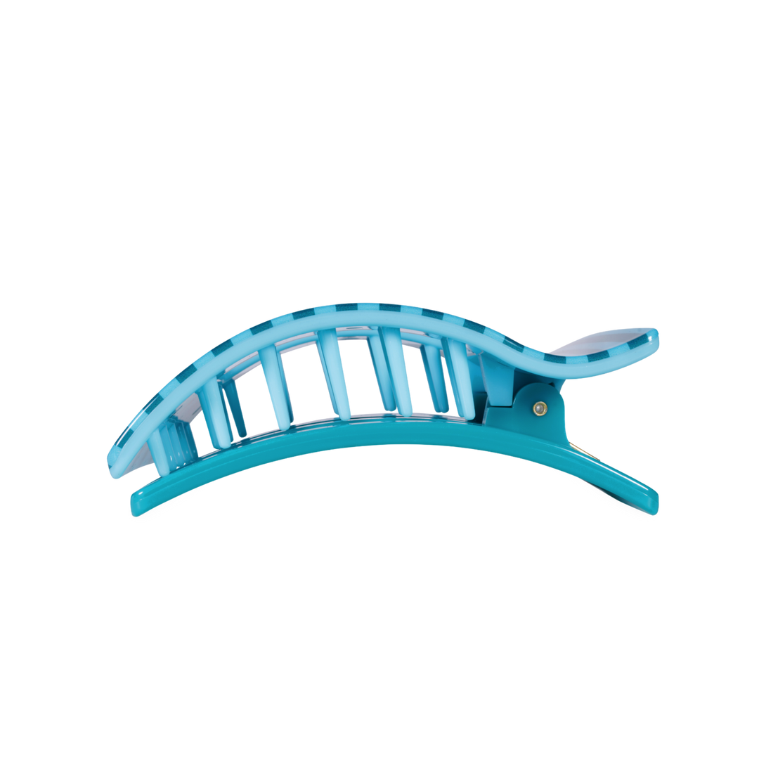 TELETIES - Splash Zone | Large | Flat Rectangle Hair Clip