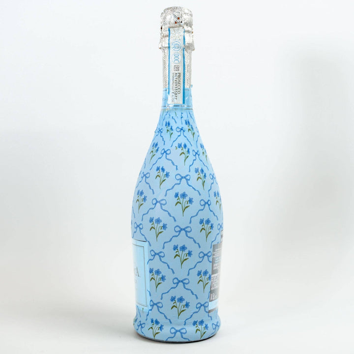 Beau Bottles - Beau Bottle Blue Bows and Blossoms - Prosecco Collection
