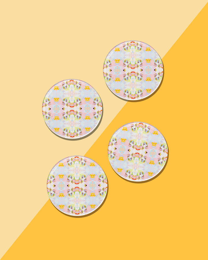 Tart By Taylor - Brooks Avenue Pink Coaster | Laura Park Designs x Tart