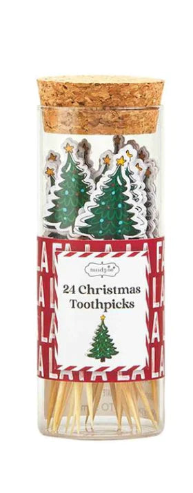 Tree Christmas Toothpick Jars