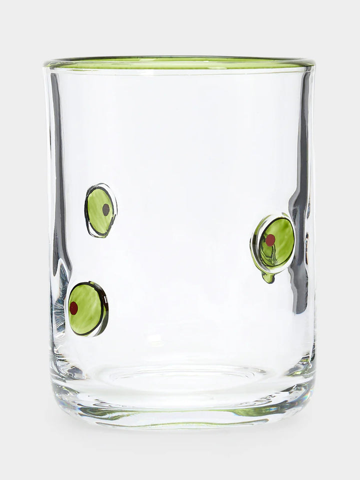 Two’s Company Martini Olive Double Old Fashion Glass